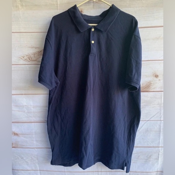 St John’s Bay Legacy Polo Navy Short Sleeve Size XXL - Picture 1 of 3